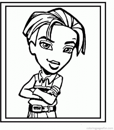 Related Pictures Fun Bratz Coloring Pages By My Coloring Pages Car 