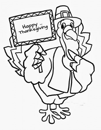 Cute Turkey Coloring Pages for Thanksgiving Day | Minister Coloring