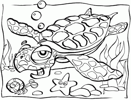 Ocean Animal Coloring Pages - Free Coloring Pages For KidsFree 