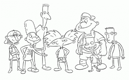 Hey Arnold Coloring Pages 8 Free Printable Coloring Pages 127672 