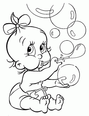 Wallpaper HD: baby coloring pages Baby Coloring Pages Games, Baby 