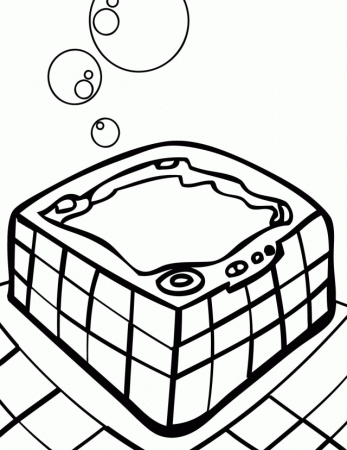 Hot Tub Coloring Page Handipoints 223994 Hot Coloring Pages
