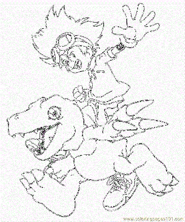 Coloring Pages Digimon Coloring Pages 32 (Cartoons > Digimon 