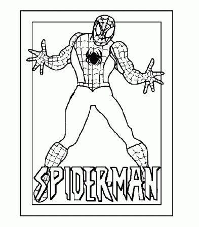 Spiderman Free Coloring Pages - Free Printable Coloring Pages 