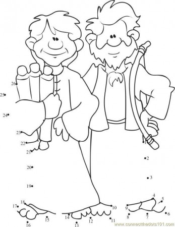 Connect the Dots Cain and Abel Two Brothers (Cartoons > Cain And 