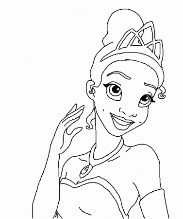 Princess Tiana With A Charming And Attractive Beautiful Coloring 
