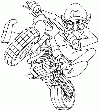 Waluigi Coloring Pages Images & Pictures - Becuo