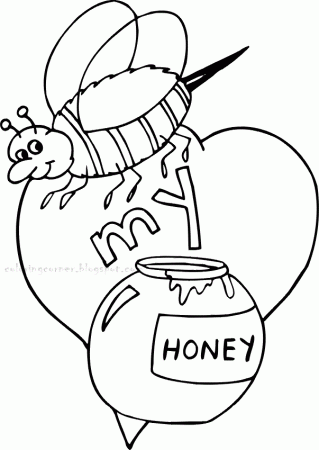 Bees Coloring Pages ~ Printable Coloring Pages