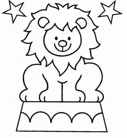 Lion Coloring Pages For Kids - Kids Colouring Pages
