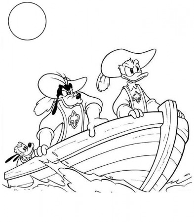 Coloring pages 3 musketeers - picture 5