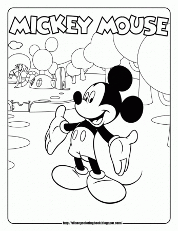 Coloring Pages Of Mickey Mouse | Best Coloring Pages