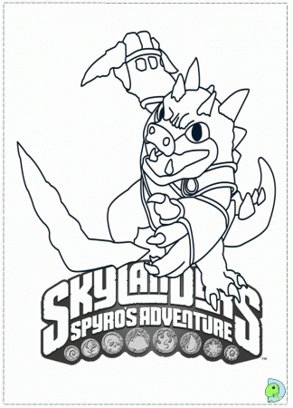 tv skylanders giants Colouring Pages (page 2)