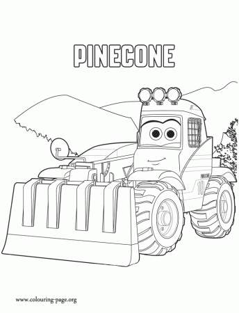 Planes 2 - Pinecone, a member of the Smokejumpers coloring page