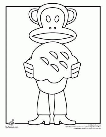 birthday cupcake coloring pages cute - Quoteko.