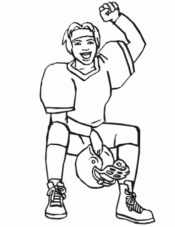 images player coloring page football coach pages book - Quoteko.com