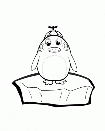 Penguin - Free Printable Coloring Pages