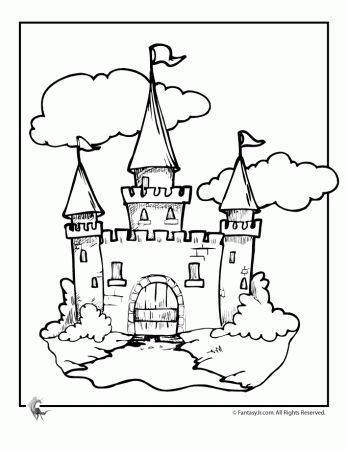 Princess Castle Coloring Pages Images & Pictures - Becuo