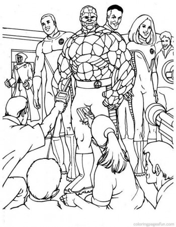 Fantastic Four Coloring Pages 15 | Free Printable Coloring Pages 