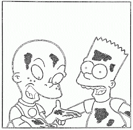 Coloring Page - Simpsons coloring pages 6