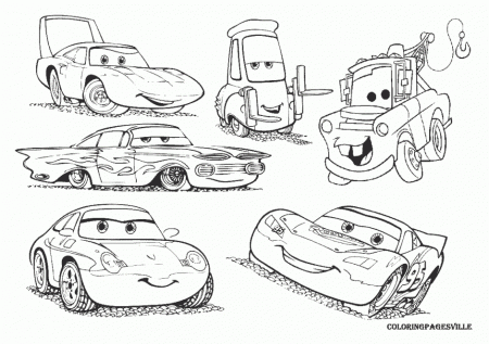 The Cars Coloring Pages Coloring Book Area Best Source For 211659 