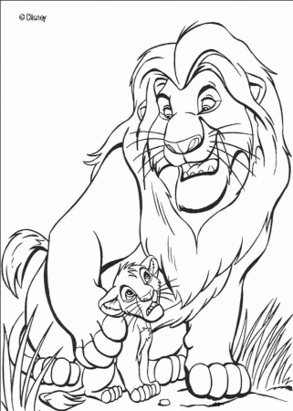 Lion coloring page - Animals Town - animals color sheet - Lion 