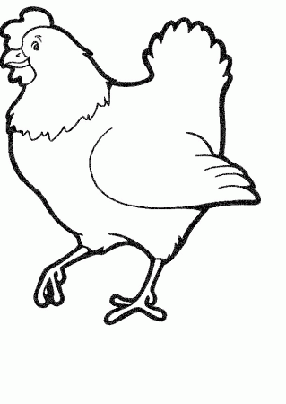 Coloring Pages Chickens 93 | Free Printable Coloring Pages