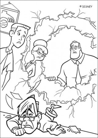 The Incredibles Coloring Pages the incredibles coloring pages 