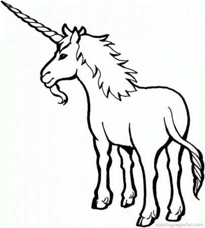 Rainbow Unicorn Coloring Page | Clipart Panda - Free Clipart Images