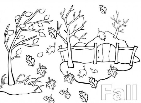 Gale Fall - Fall Coloring Pages : Coloring Pages for Kids 