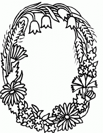 Alphabet Flower O Coloring Pages | Free Printable Coloring Pages 