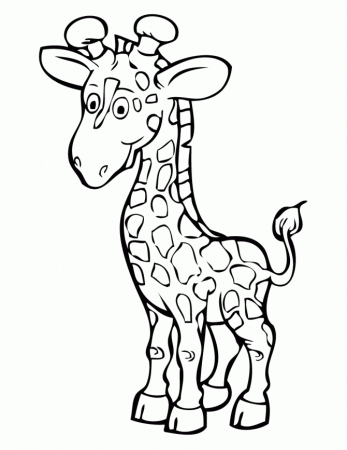 Giraffe Coloring Pages Printable #9578 Disney Coloring Book Res 