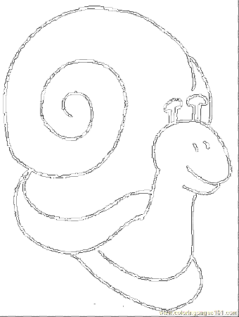 Snail Coloring Pages Animal Pictures For Kids