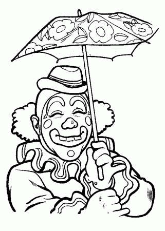 Coloring Page - Clown coloring pages 2