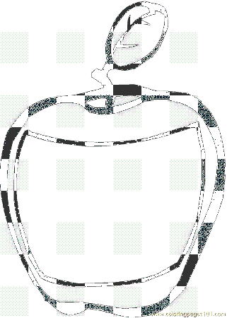 Coloring Pages 72 Coloring Apples 2 (Food & Fruits > Apples 