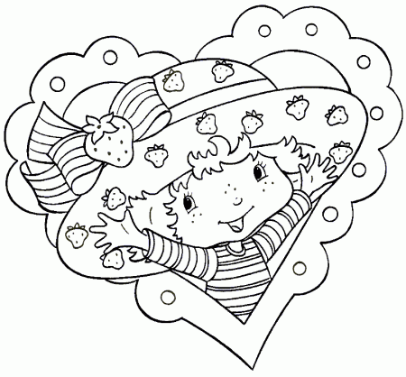 Download Strawberry Shortcake Coloring Page For Kids Or Print 