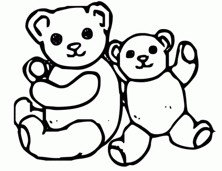 Teddy-bear-coloring-pages-16 | Free Coloring Page Site