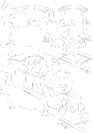 Krafty Kidz Center: Thomas the train coloring sheets