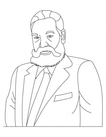 Alexander Graham Bell coloring pages | Download Free Alexander 
