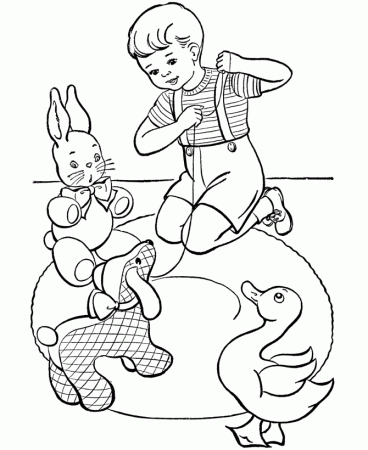 BlueBonkers: Free Printable Easter Ducks Coloring Page Sheets - 5 