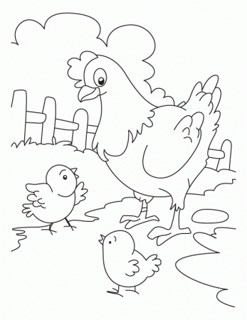 Chicken Coloring Pages | Coloring Pages