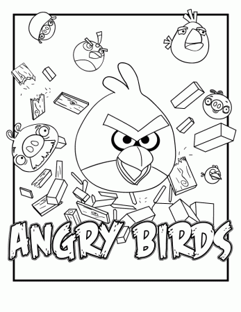 Desenhos dos Angry Birds para Colorir | Desenhos para Colorir e 