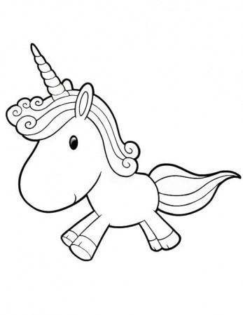 printable baby unicorn coloring pages | Coloring Pages For Kids