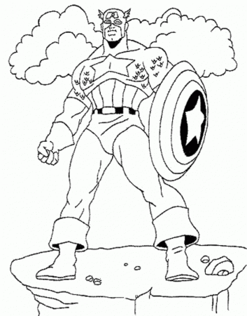 Download Captain America Coloring Pages For Kids Or Print Captain 