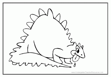 dinosaur printables coloring pages : Printable Coloring Sheet 