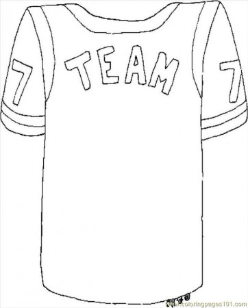jerseys Colouring Pages