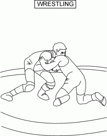 Wrestling Coloring Pages 4937 Label All Wrestling Coloring Pages 
