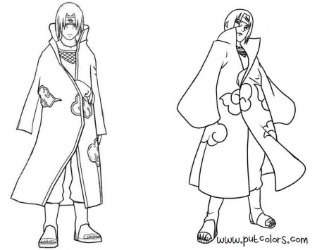 Naruto coloring pages for Manga lovers