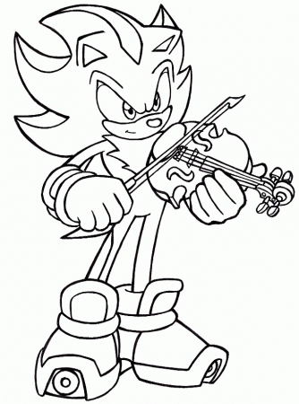:: Coloring book - SHADOW by sonic-