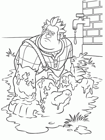 Wreck-It Ralph Coloring Page - Wreck-It Ralph Photo (34743038 