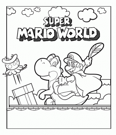 Mario Coloring pages | Color Pages